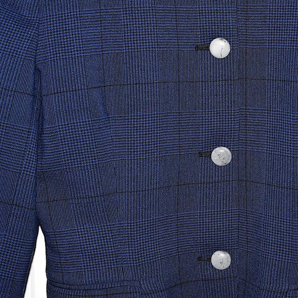 Christian Dior The Suit Vintage Plaid Skirt Suit [size 4 but fits like petite] - Picture 5 of 16